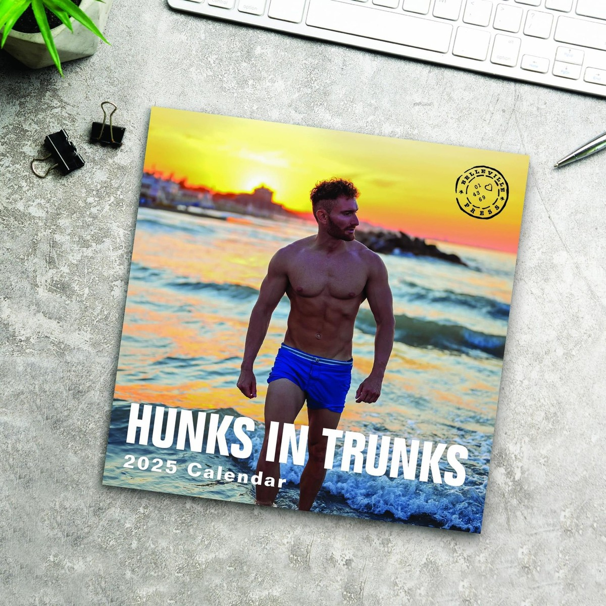 2025 Wall Calendar - Hunks In Trunks, 12X12 Inch, Perfect For Home throughout Hunks in Trunks 2025 Calendar Printable