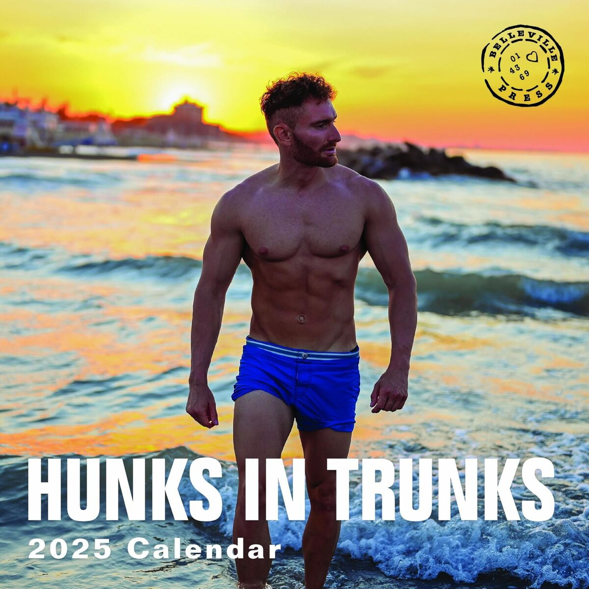 2025 Wall Calendar - Hunks In Trunks, 12X12 Inch, Perfect For Home with Hunks in Trunks 2025 Calendar Printable