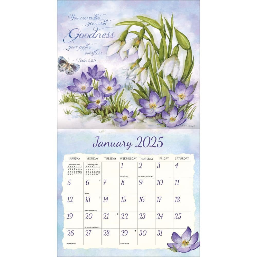 2025-Wall Calendar-Nature&amp;#039;S Grace (13.375&amp;quot; X 12&amp;quot;) intended for Forever Faithful By Lori Siebert 2025 Calendar Printable