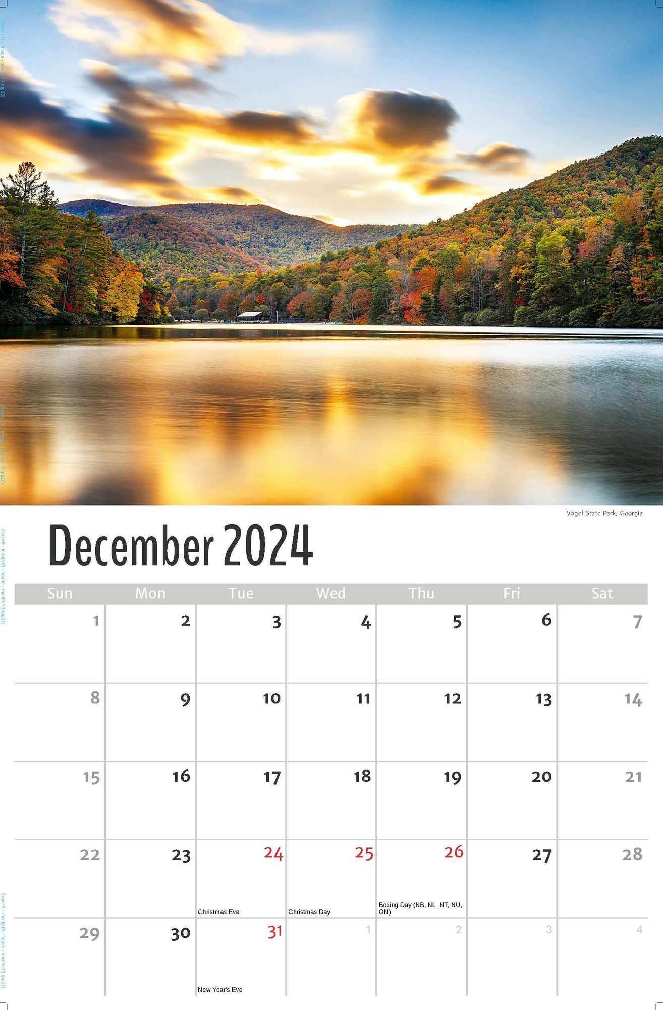 2025 Wall Calendar | Southeast Us States Scenic throughout Georgia Wild and Scenic 2025 Calendar Printable