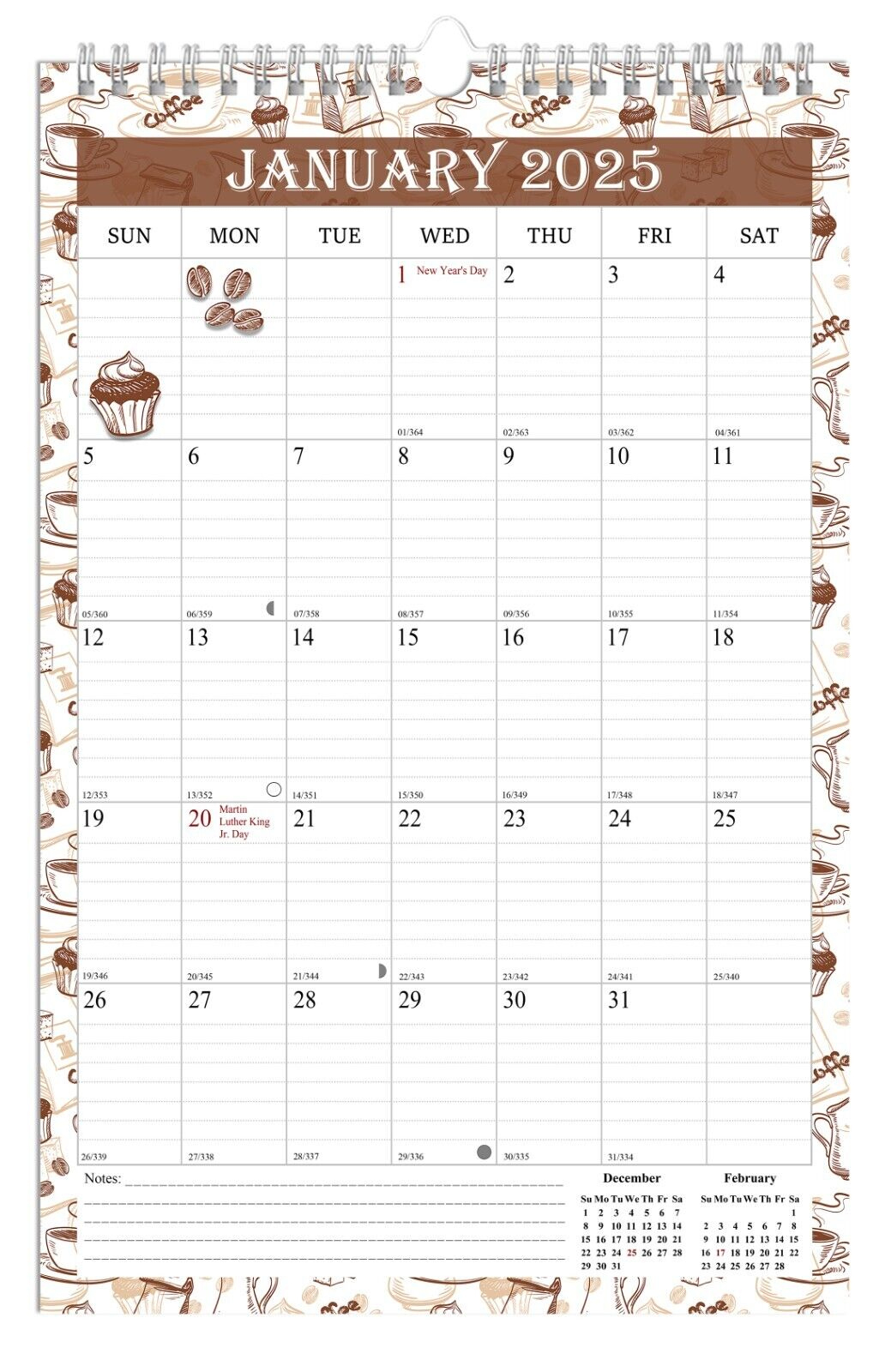 2025 Wall Calendar Spiral with regard to Bonnie Marcus Office Spiral 2025 Calendar Printable