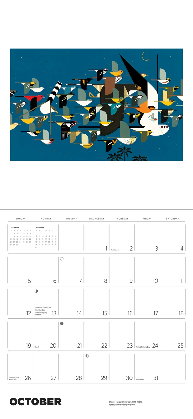 2025 Wall Calendar - The Charley Harper Gallery for Great Northwest 2025 Calendar Printable