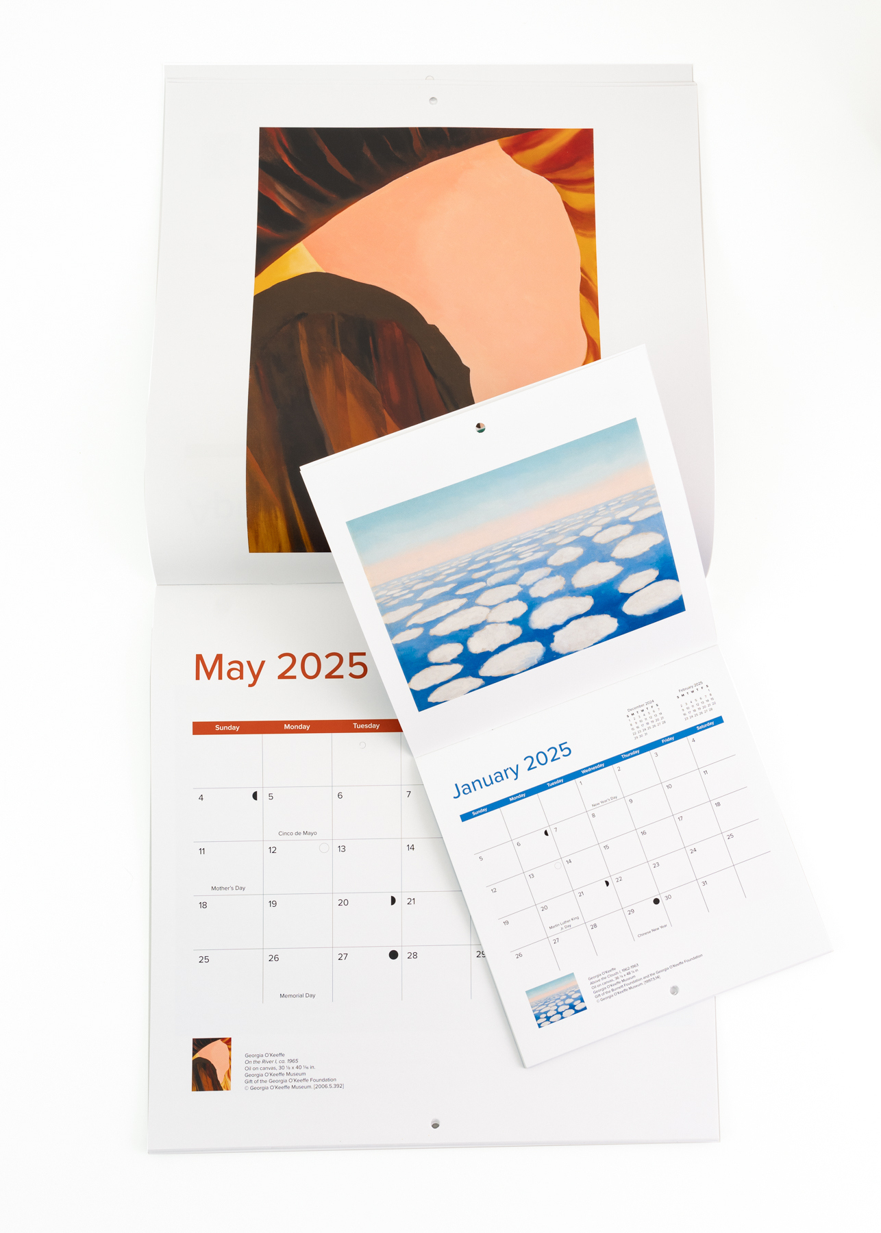 2025 Wall Calendar - The Georgia O&amp;#039;Keeffe Museum in Georgia Okeeffe 2025 Calendar Printable