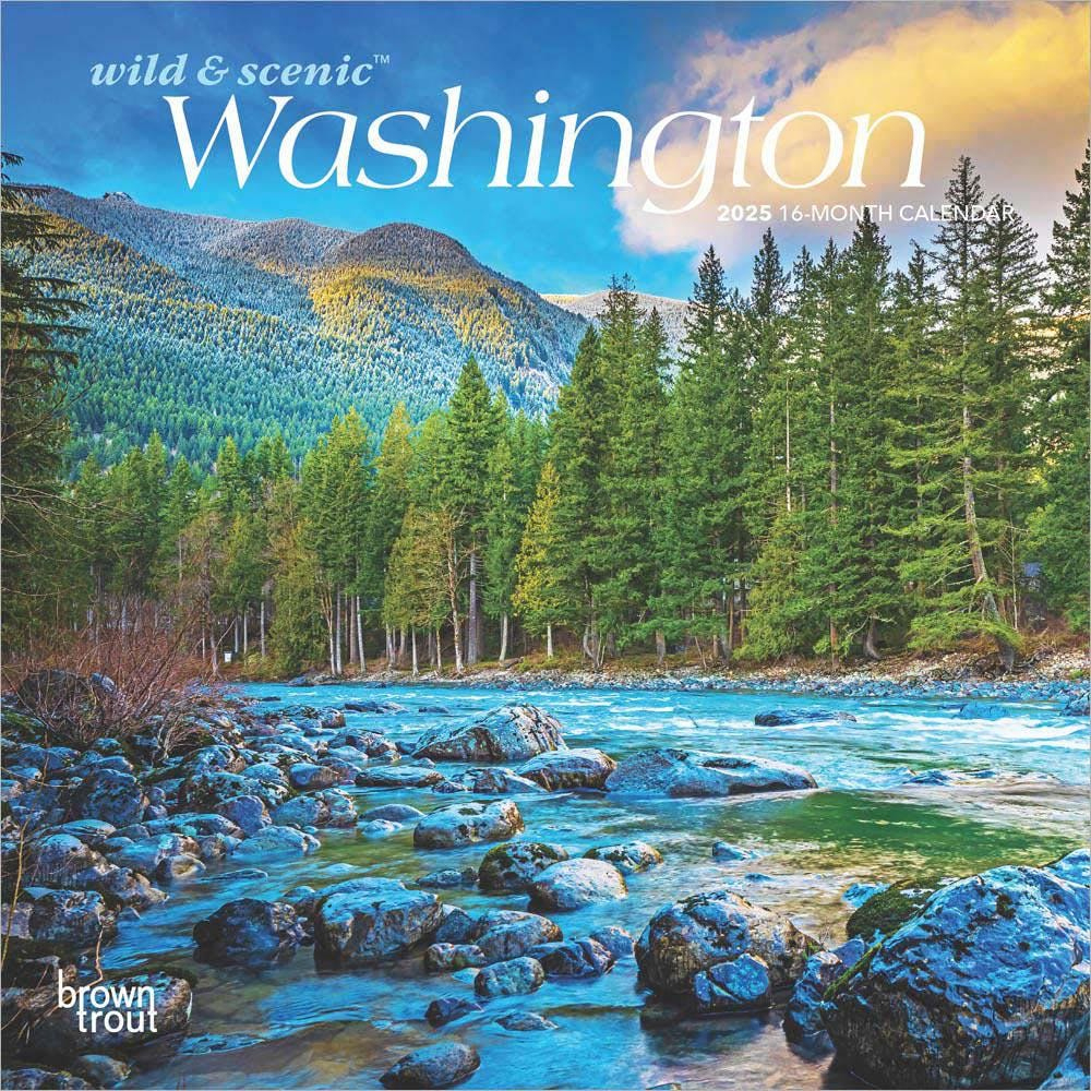 2025 Washington State Calendar - Etsy with Washington Wild And Scenic 2025 Calendar Printable