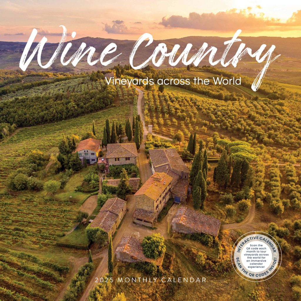 2025 Wine Country Interactive Wall Calendar - Marble City Press regarding Vineyards 2025 Calendar Printable