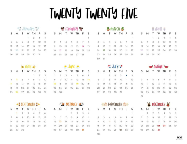 Best in Show 2025 Calendar Printable