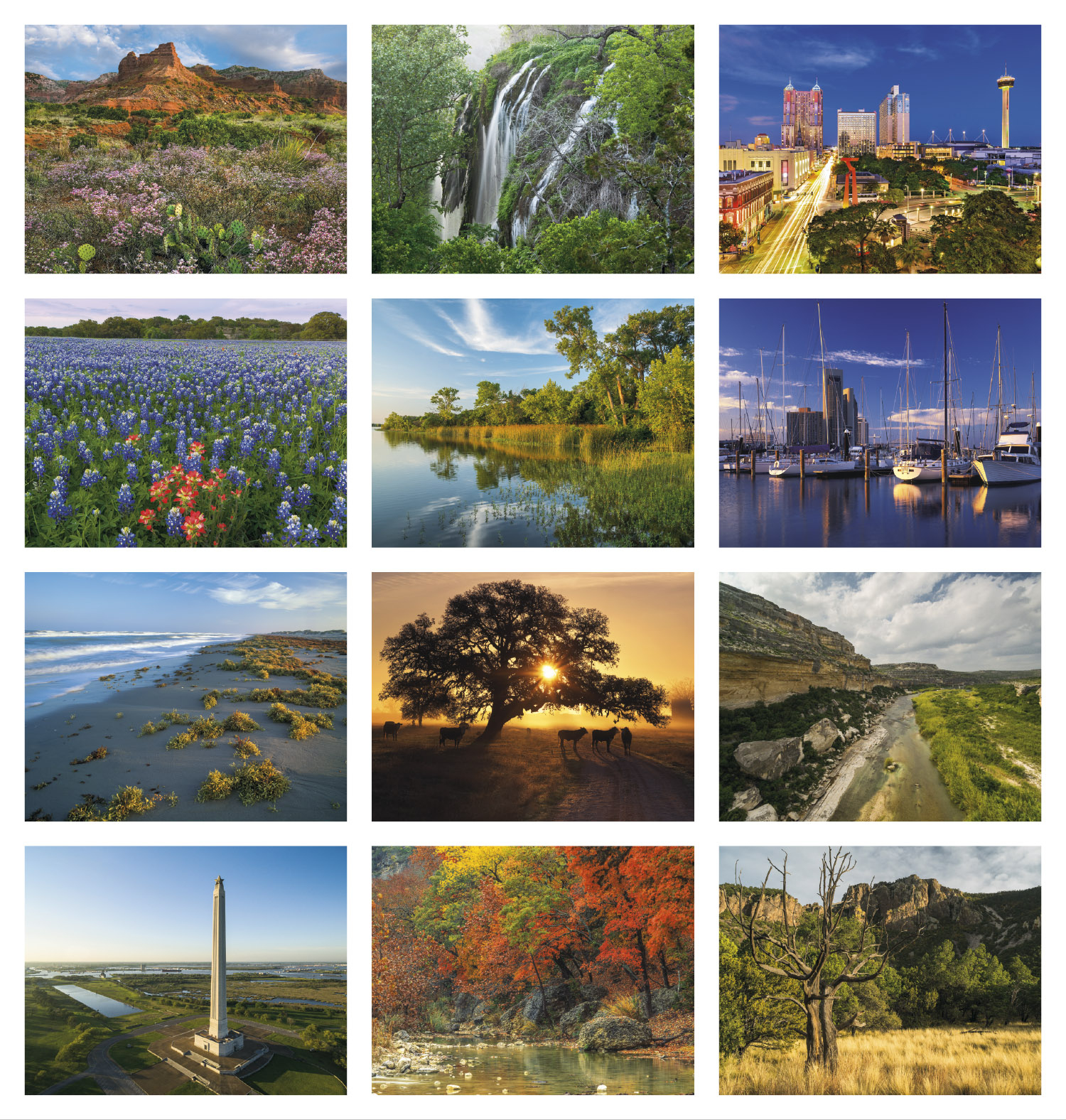 2026 Texas State Calendar | 11&amp;quot; X 19&amp;quot; Imprinted Spiral Bound; Drop within Texas Nature 2025 Calendar Printable