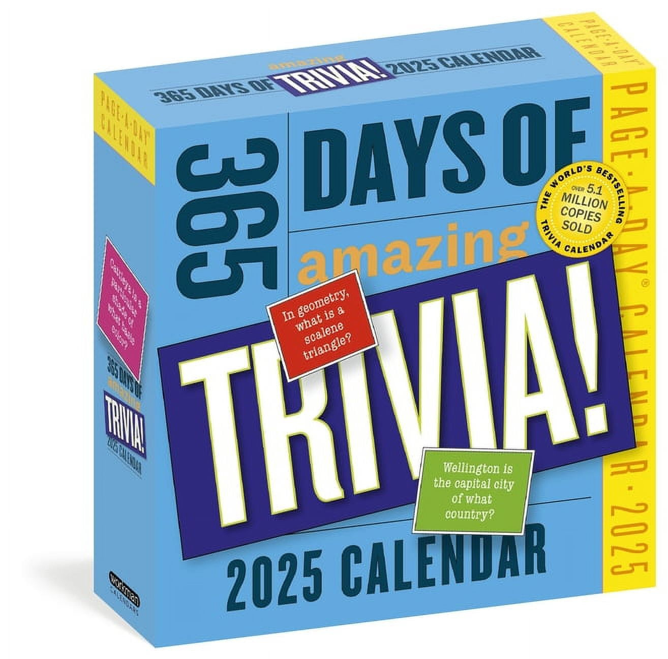 365 Days Of Amazing Trivia Page-A-Day® Calendar 2025 : The World&amp;#039;S Bestselling Trivia Calendar (Calendar) regarding Sports 365 Facts 2025 Calendar Printable