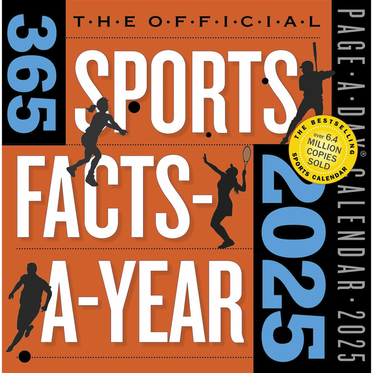 365 Sports Facts Desk Calendar 2025 in Sports 365 Facts 2025 Calendar Printable