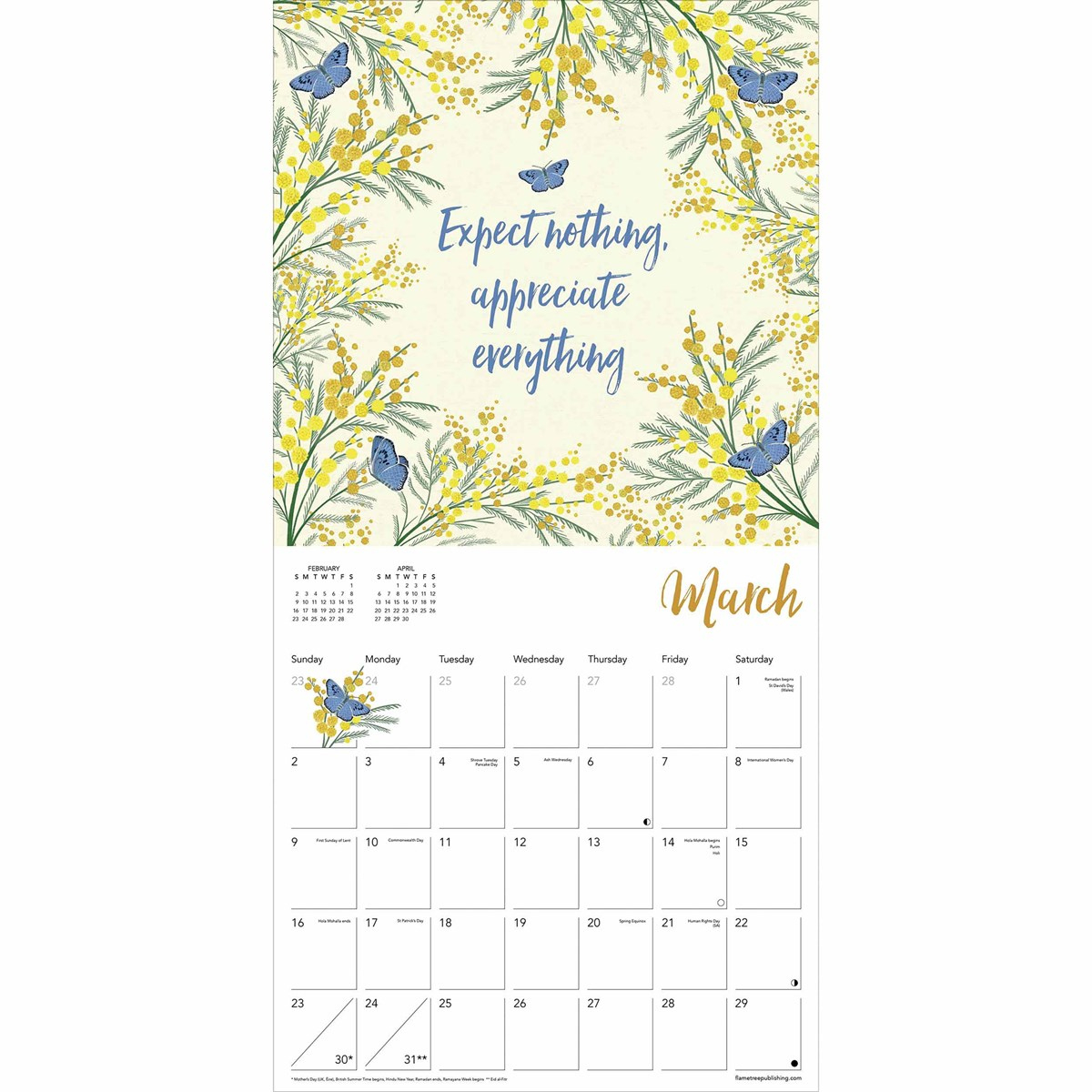 A Year Of Lovely Quotes Calendar 2025 within Great Leaders Greatest Quotes 2025 Calendar Printable