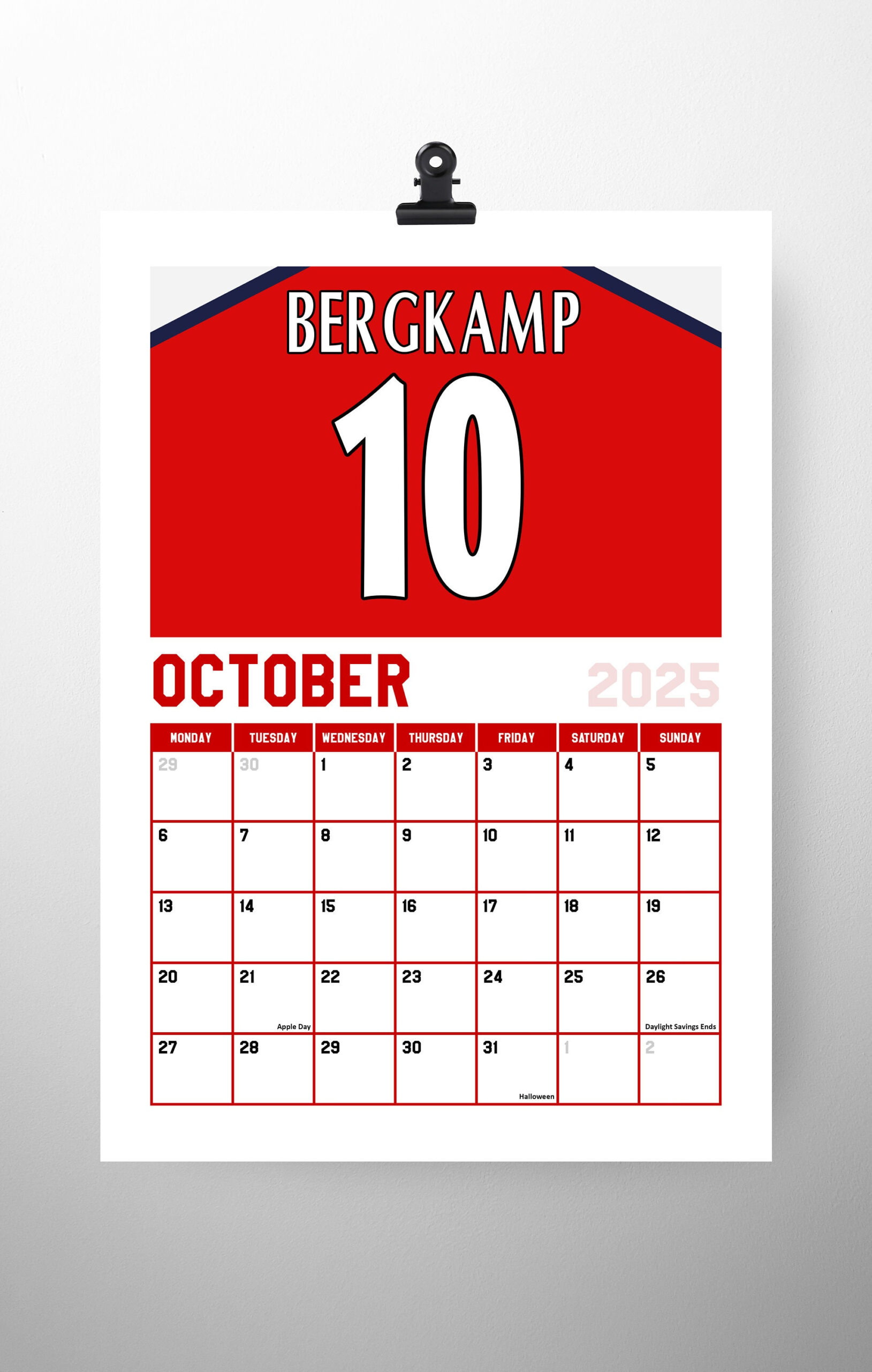 Afc | 2025 Calendar | Club Legends | A4 Calendar | Wall Calendar pertaining to Arsenal Legends 2025 Calendar Printable
