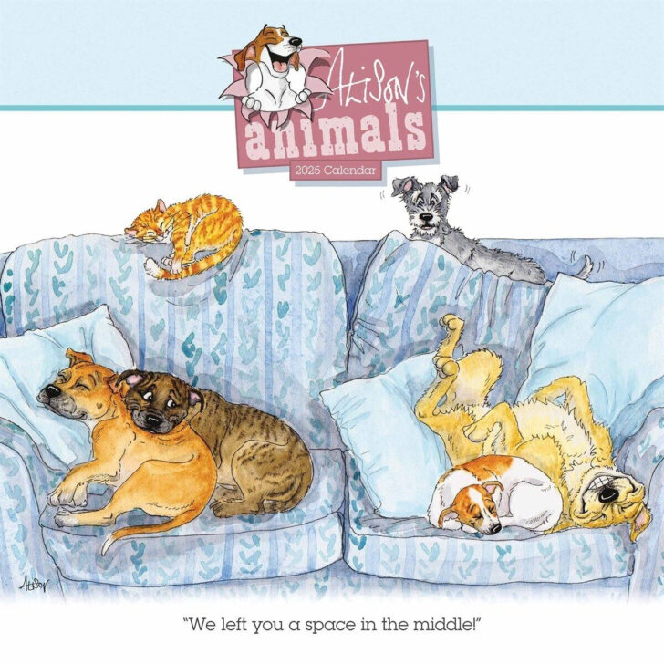 Animal Antics 2025 Calendar Printable