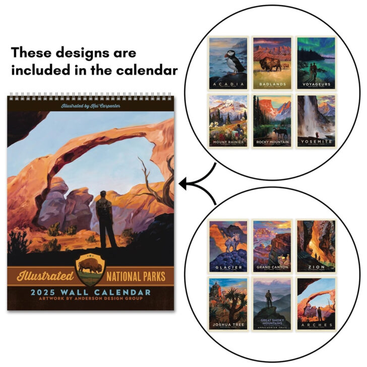 Appalachian Trail Travel and Events 2025 Calendar Printable