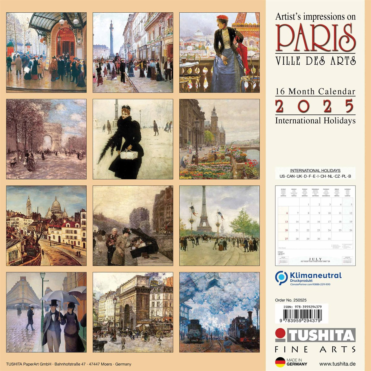 Artist&amp;#039;S Impressions On Paris Calendar 2025 regarding Paris 2025 Calendar Printable
