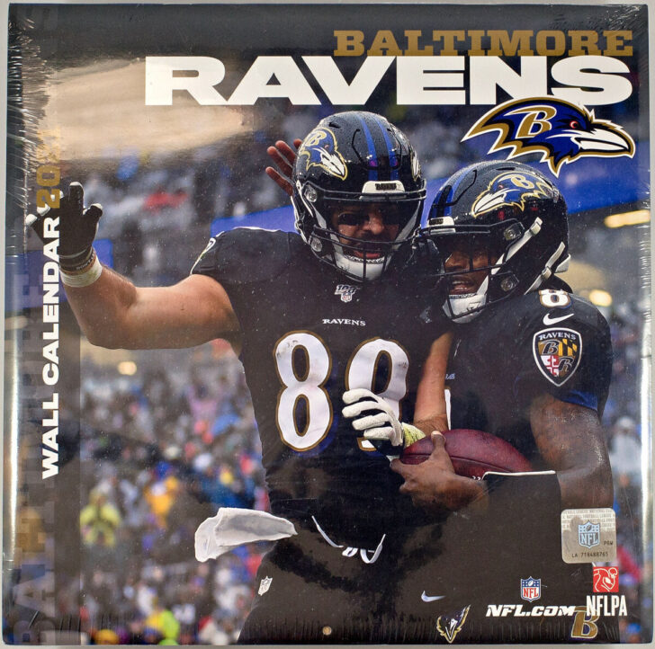 NFL Baltimore Ravens 2025 Calendar Printable
