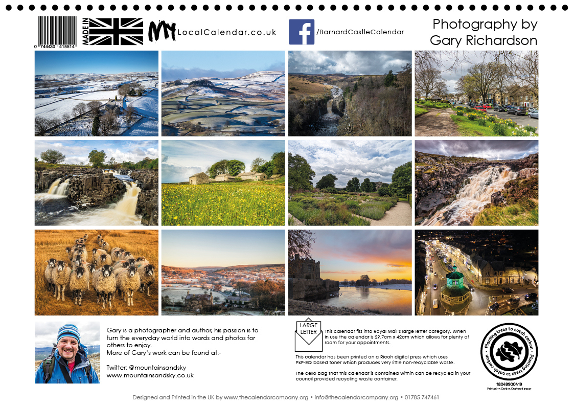 Barnard Castle 2025 • throughout Castles 2025 Calendar Printable