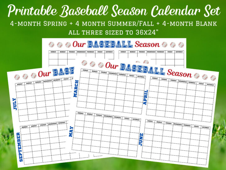 Baseball Trivia 2025 Calendar Printable