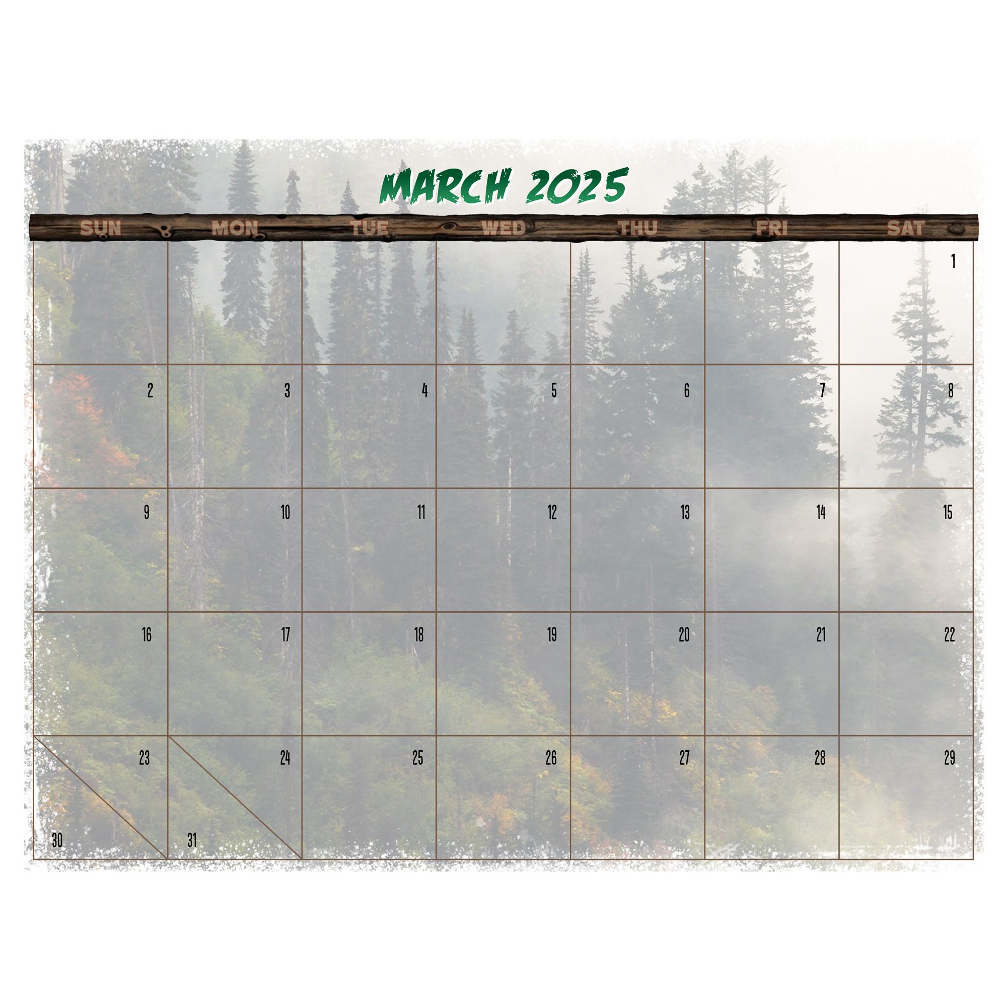Bigfoot 2025 Calendar inside Bigfoot 2025 Calendar Printable