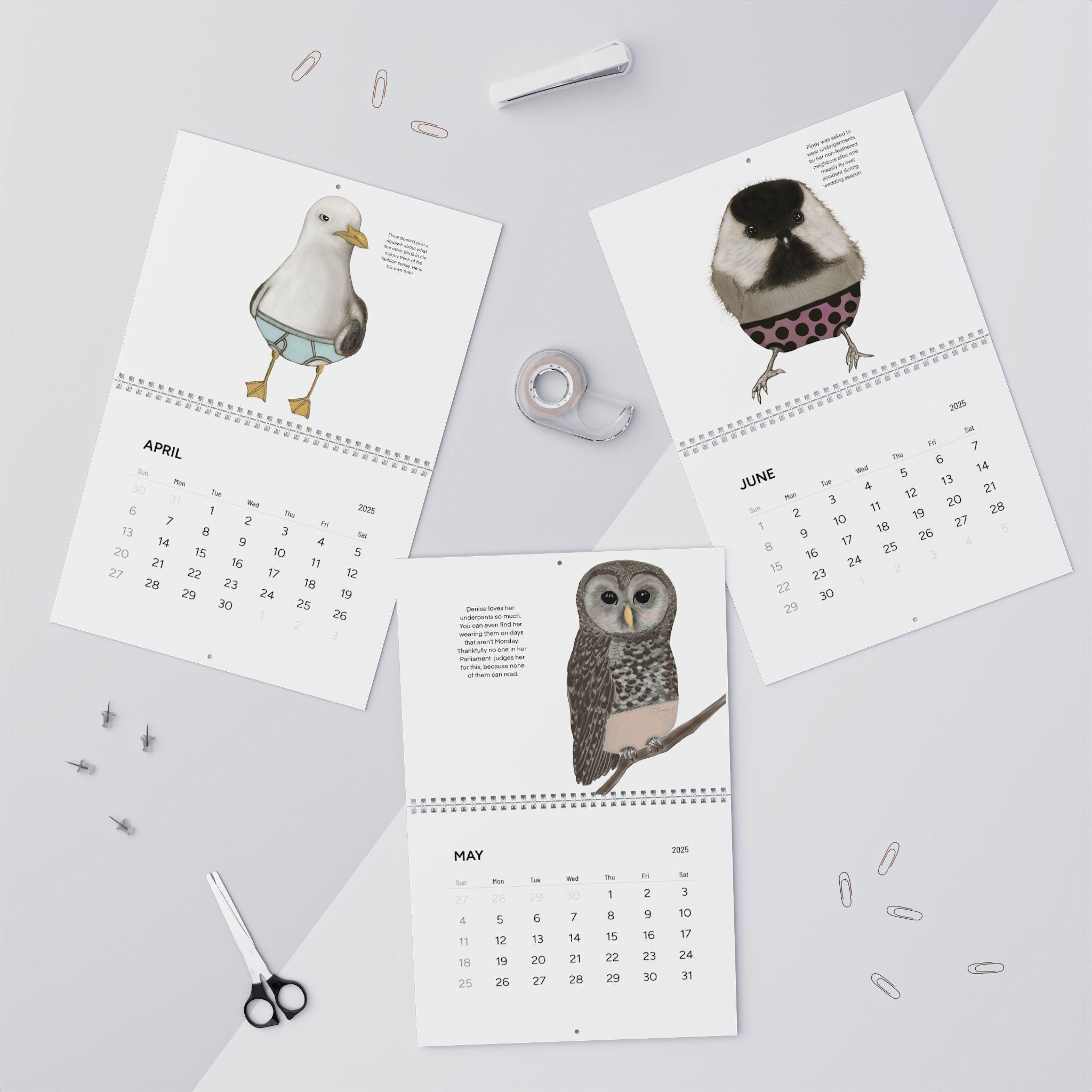 Bird Calendar - Etsy with Birds Backyard And Beyond 2025 Calendar Printable