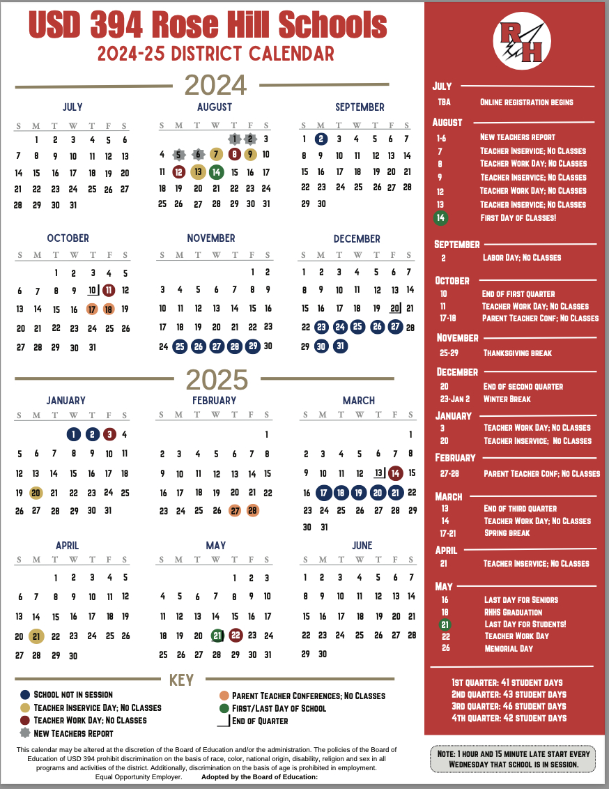 Board Approves 2024-2025 School Calendar – Rocket Productions with Dakotas 2025 Calendar Printable