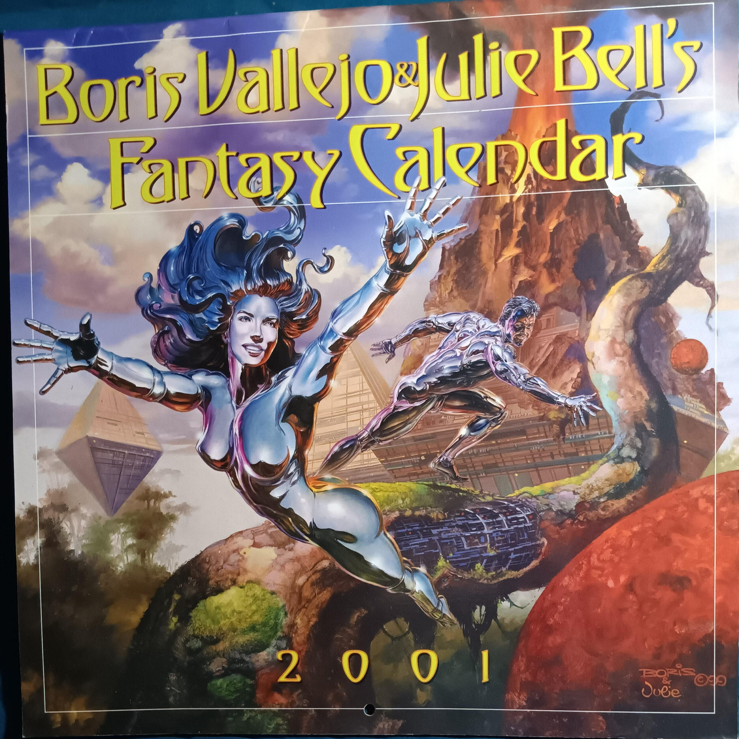 Boris Vallejo Calendar - Etsy pertaining to Vallejo and Bell 2025 Calendar Printable