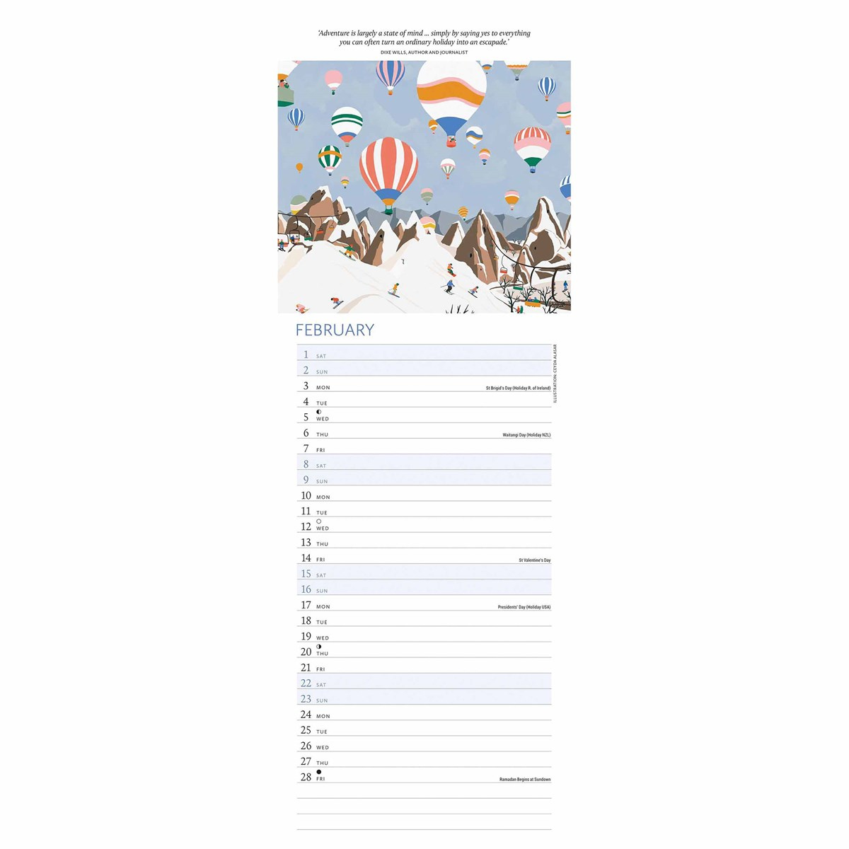 Breathe Slim Calendar 2025 with Breathe 2025 Calendar Printable