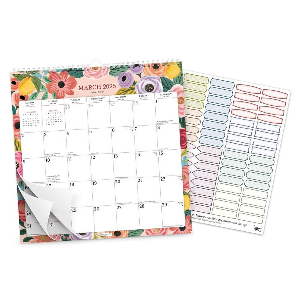 Browntrout, Bonnie Marcus Office Spiral 2025 Wall Calendar | Ebay with regard to Bonnie Marcus Office Spiral 2025 Calendar Printable
