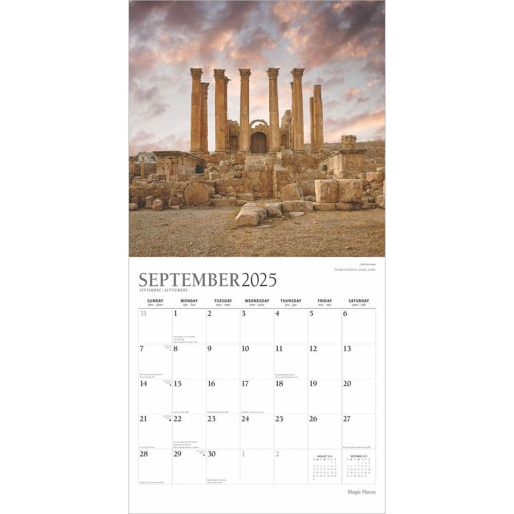 Browntrout, Magic Placesplato 2025 Foil Wall Calendar in Magic Places By Plato 2025 Foil Calendar Printable