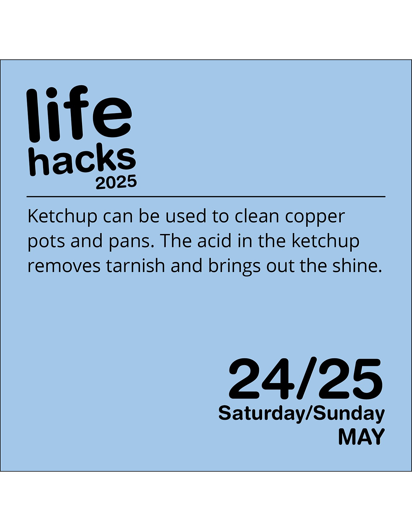 Browntrout Publishers Life Hacks 2025 Day-To-Day Boxed Calendar intended for Hacks Of Life 2025 Calendar Printable