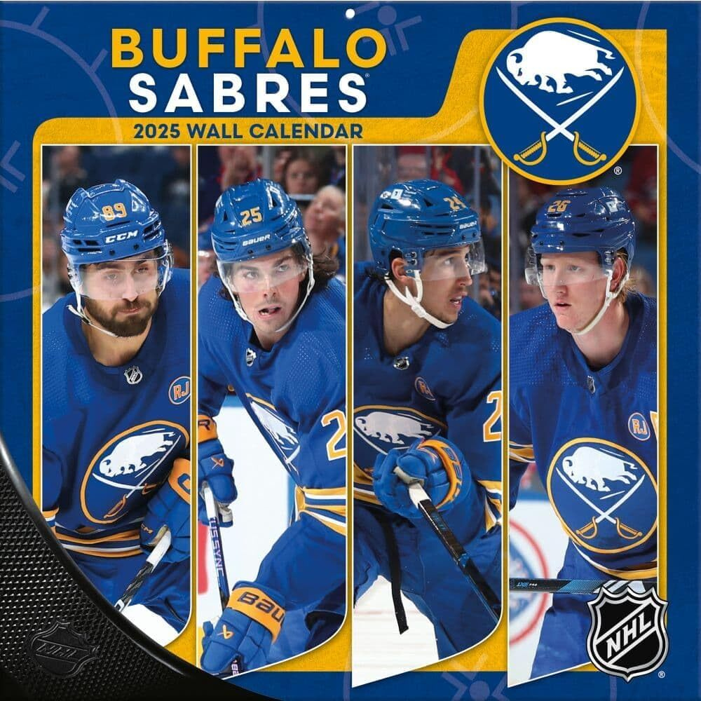 Buffalo Sabres - 2025 Wall Calendar - Brand New - 11933 | Ebay regarding NHL Buffalo Sabres 2025 Calendar Printable