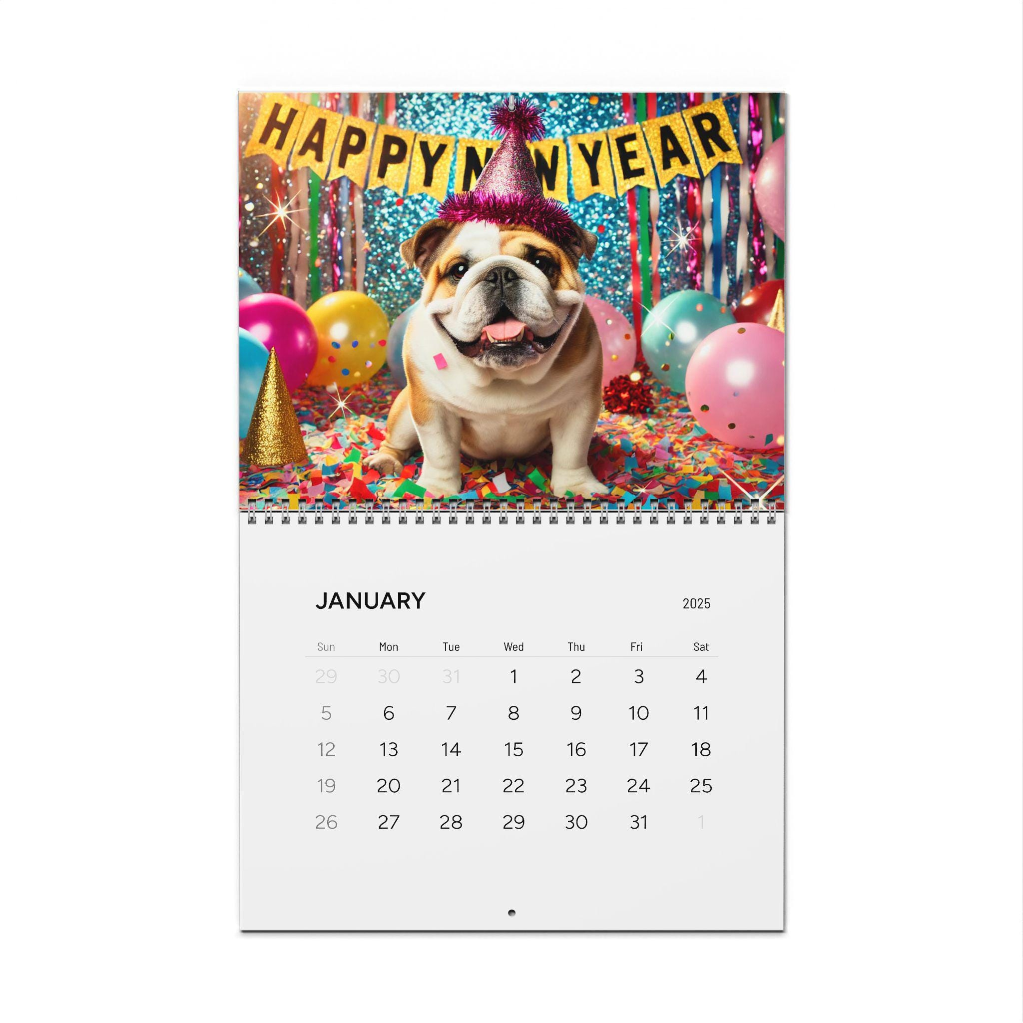 Bulldog Calendar - Etsy for Just Bulldog Bad Boys 2025 Calendar Printable