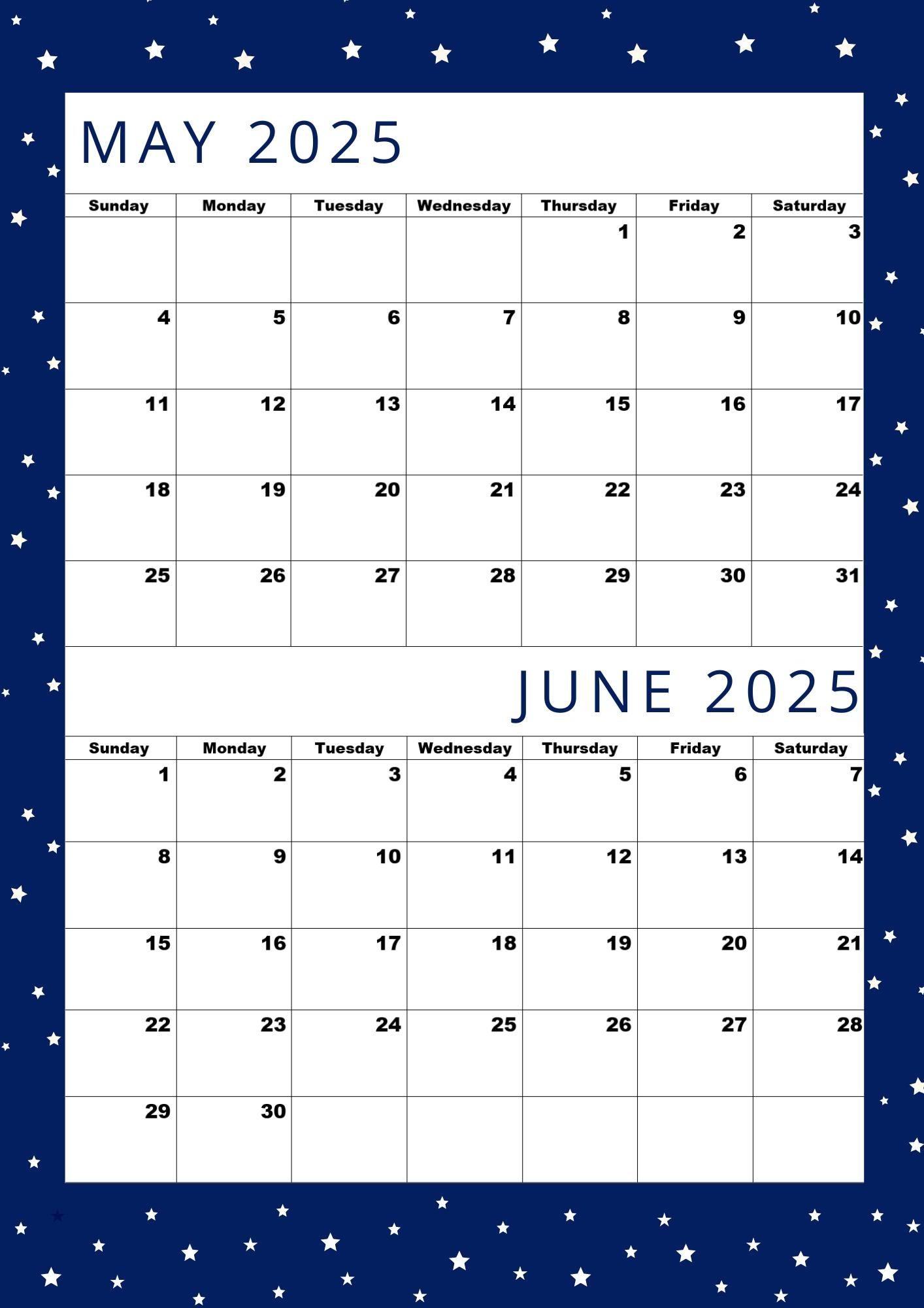 Buy Premium Calendar Printable For May 2025 And June 2025 Pdf inside Rock Climbing 2025 Calendar Printable