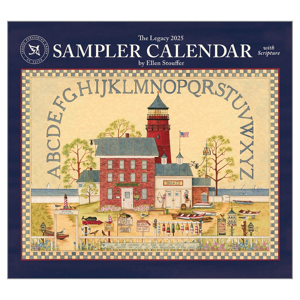 Buying Sampler Calendar 2025 Legacy | Art Workellen Stouffer in Sampler Stouffer 2025 Calendar Printable
