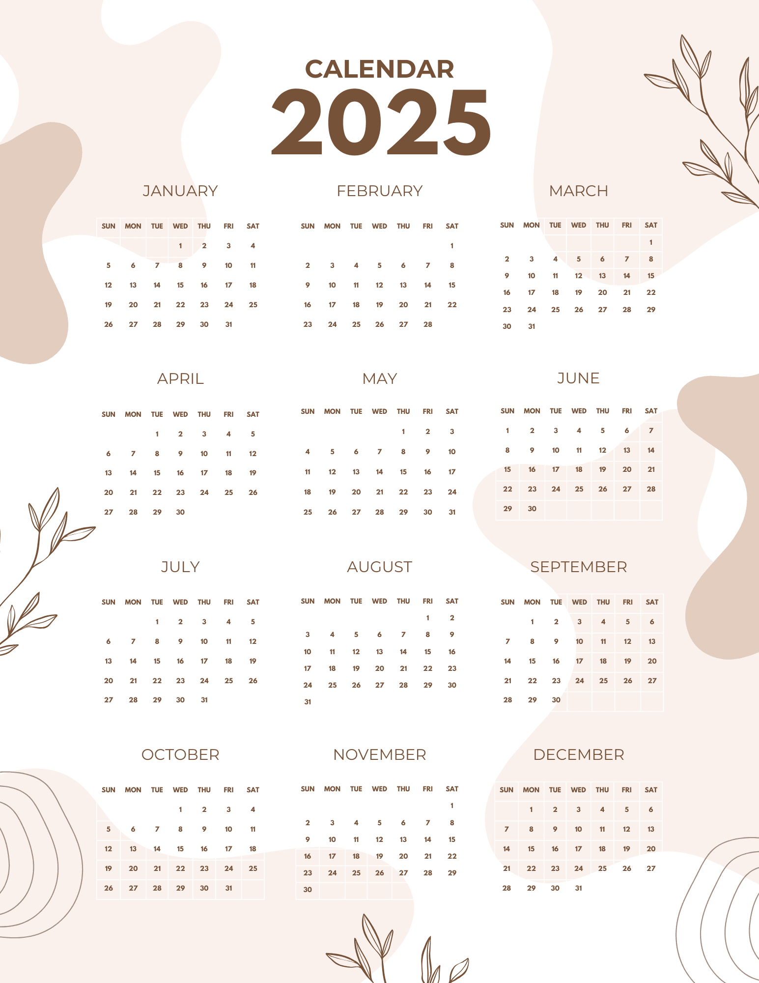 Calendar 2025 Aesthetic Themeblissfulbeginnings17 - Raket.ph with regard to Blue Jean Babes 2025 Calendar Printable