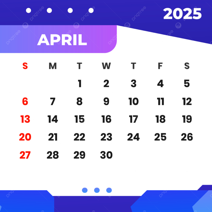 Luminous Waves 2025 Calendar Printable