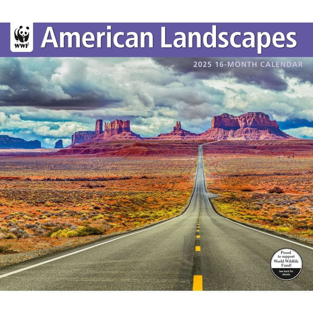 Calendar Ink, American Landscapes Wwf 2025 Wall Calendar in American Landscapes WWF 2025 Calendar Printable
