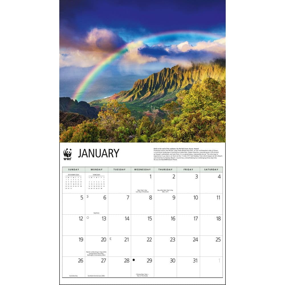 Calendar Ink, American Landscapes Wwf 2025 Wall Calendar with American Landscapes Wwf 2025 Calendar Printable