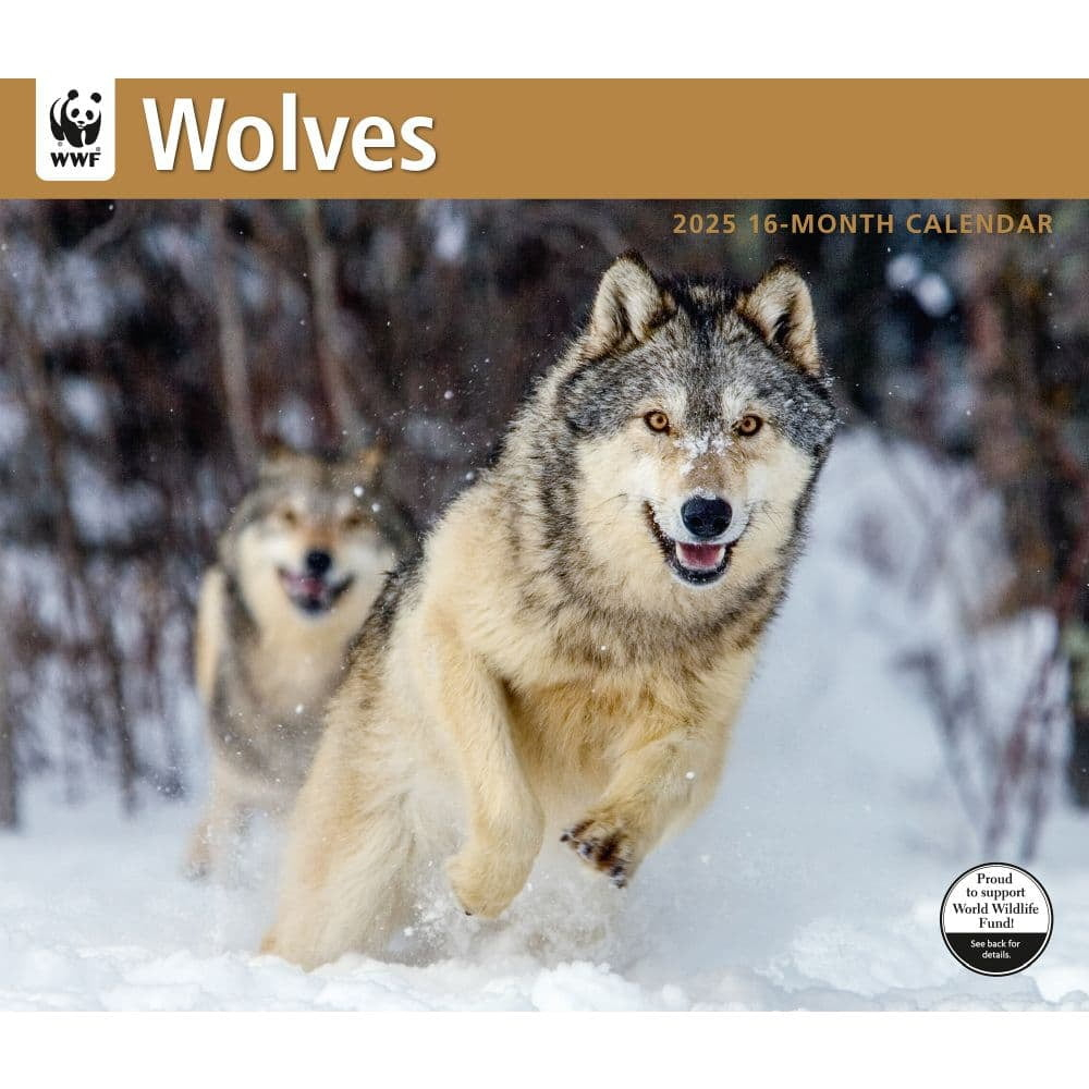 Calendar Ink, Wolves Wwf 2025 Wall Calendar inside Wolves WWF 2025 Calendar Printable