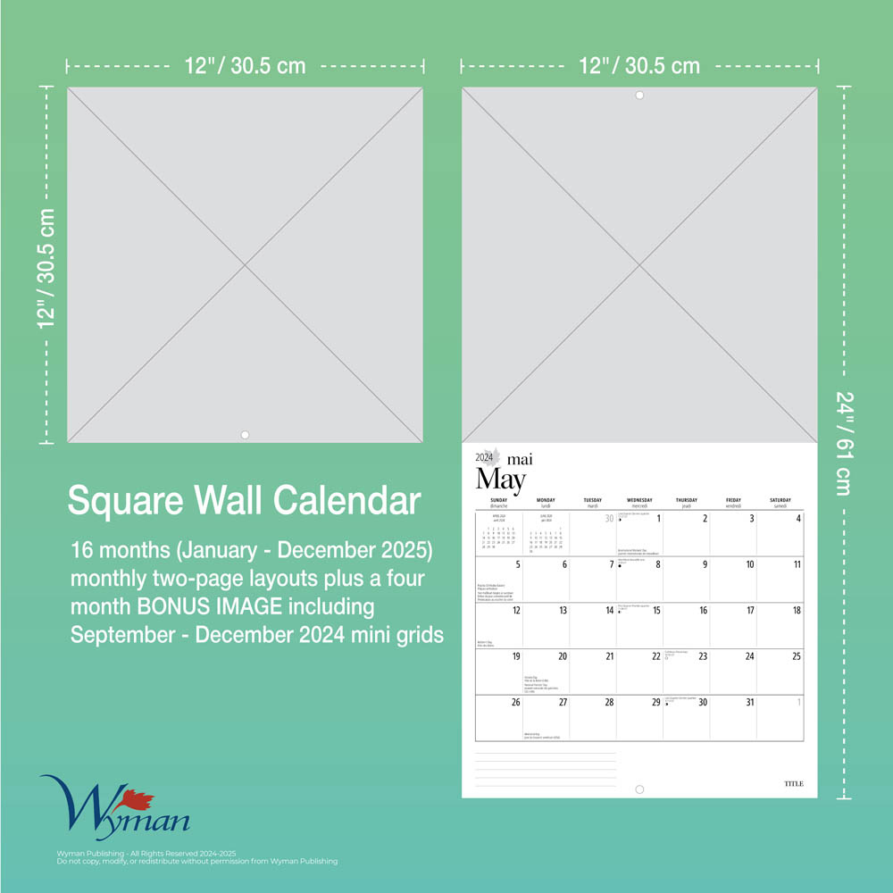 Canadian Geographic Birds Official | 2025 12 X 24 Inch Monthly regarding Songbirds Square 2025 Calendar Printable