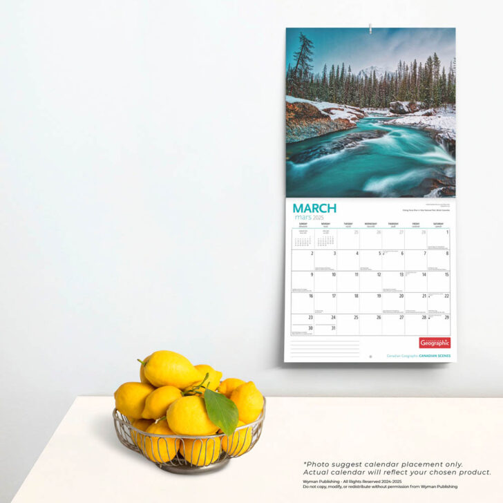 Canada Wyman 2025 Calendar  Printable