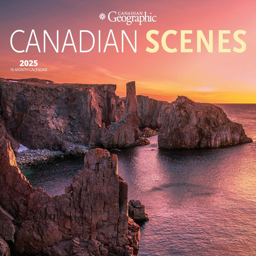 Canadian Geographic Canadian Scenes Official | 2025 7 X 14 Inch for Canadian Geographic Canadian Scenes 2025 Calendar Printable