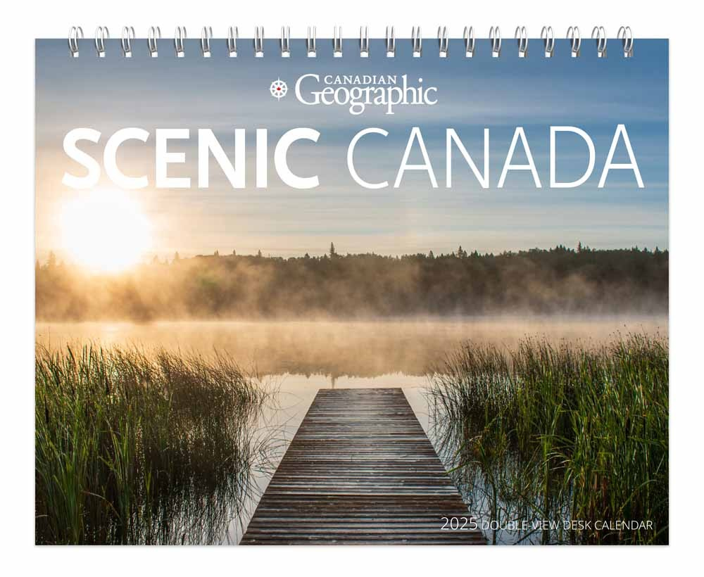 Canadian Geographic Scenic Canada Official | 2025 7.5 X 6 Inch for Canadian Geographic Scenic 2025 Easel Calendar Printable