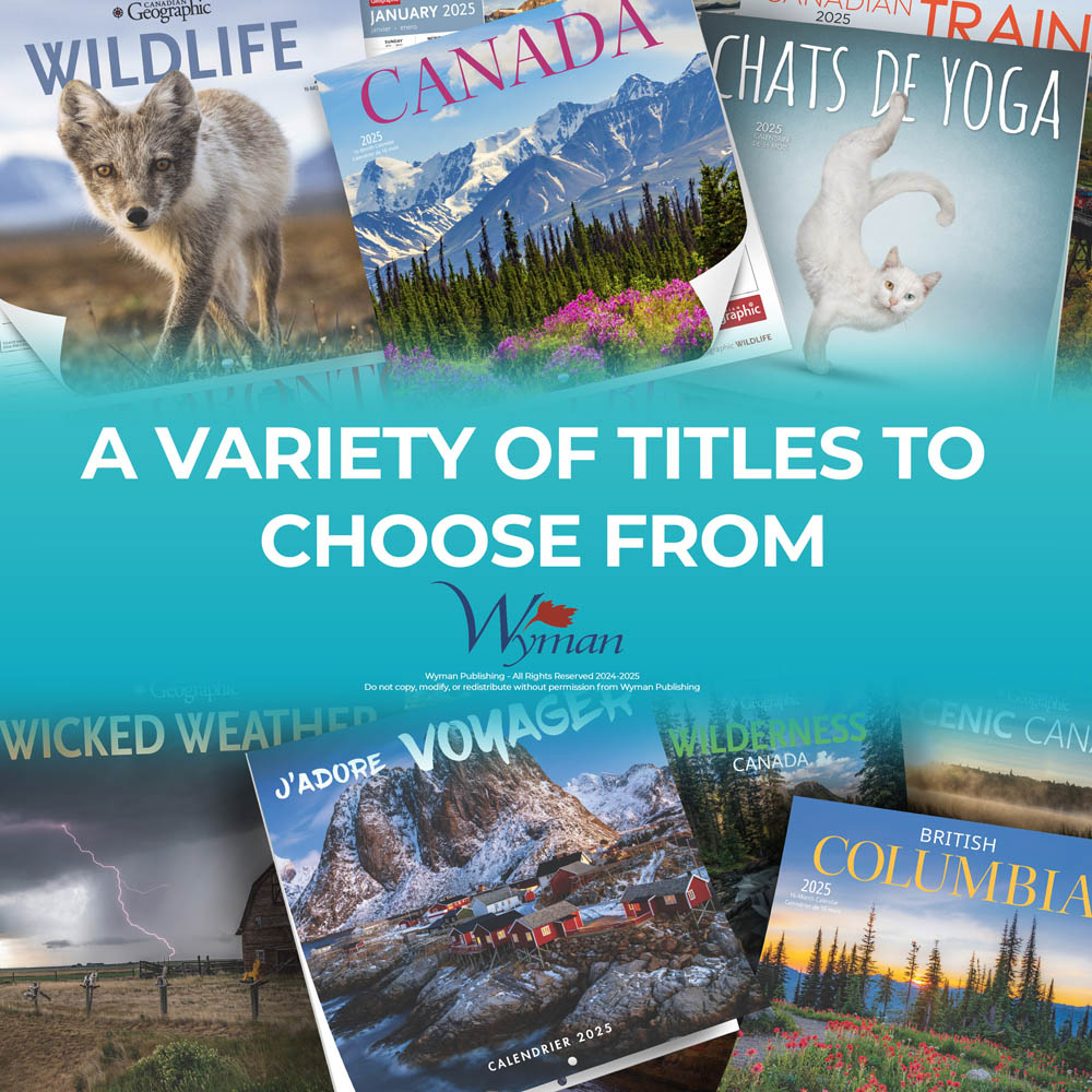 Canadian Geographic Scenic Canada Official | 2025 7.5 X 6 Inch within Canadian Geographic Scenic 2025 Easel Calendar Printable