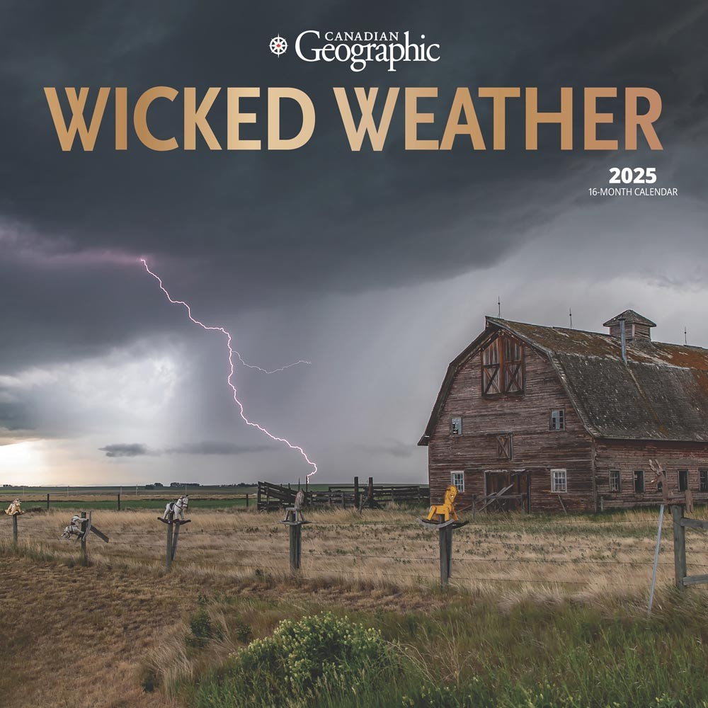 Canadian Geographic Wicked Weather Official | 2025 12 X 24 Inch intended for Canadian Geographic Wild Weather 2025 Calendar Printable