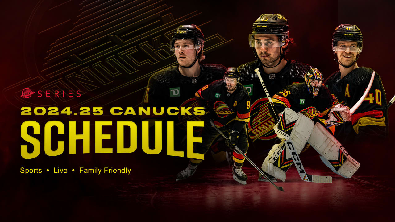 Canucks Announce 2024.25 Regular Season Schedule | Vancouver Canucks in Nhl Connor Mcdavid 2025 Calendar Printable