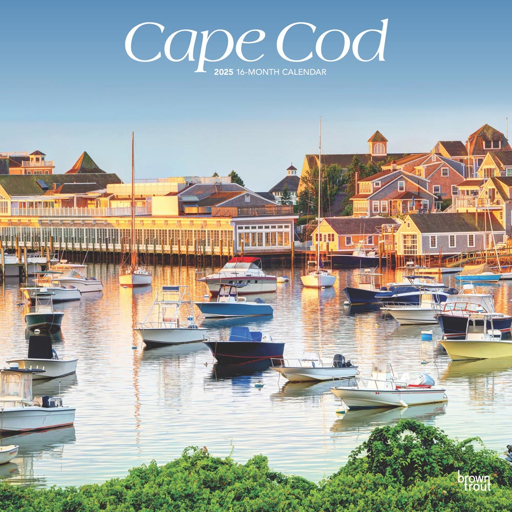 Cape Cod | 2025 12 X 24 Inch Monthly Square Wall Calendar within Cape Cod 2025 Calendar Printable
