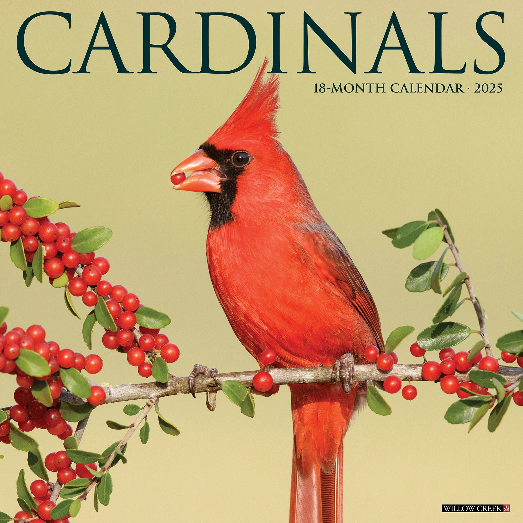 Cardinals 2025 12&amp;quot; X 12&amp;quot; Wall Calendar - Etsy throughout Audubon Cardinals 2025 Calendar Printable