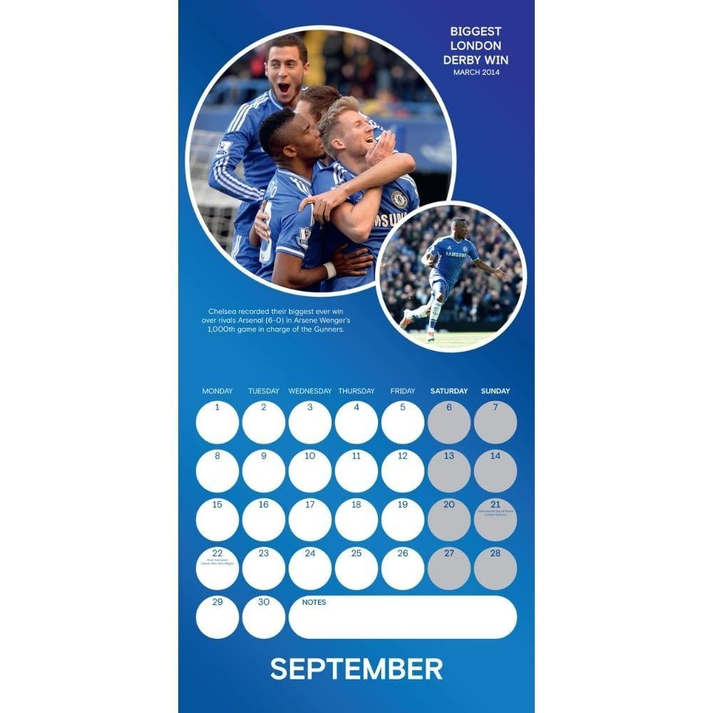 Chelsea Fc 2025 Legends Square Calendar | Ebay Uk regarding Chelsea Legends 2025 Calendar Printable