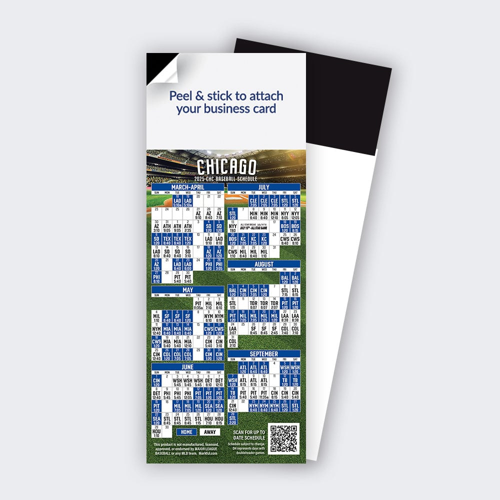 Chicago Cubs Peel &amp;amp; Stick Quickstix Baseball Magnets 2025 within Mlb Chicago Cubs 2025 Calendar Printable