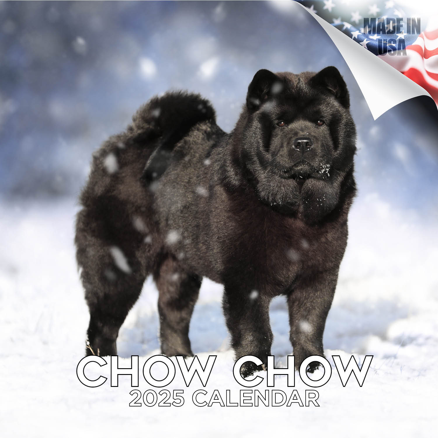 Chow Chow Dog Breed Calendar 2025 Full Size 12X24 Made In pertaining to Chow Chows 2025 Calendar Printable